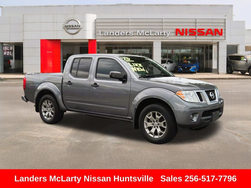 2020 Nissan Frontier SV in Gun Metallic — front three-quarter view