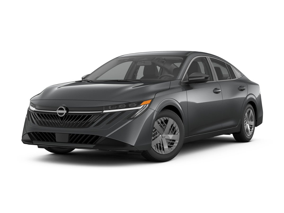 2026 Nissan Sentra SV in Gun Metallic — front three-quarter view