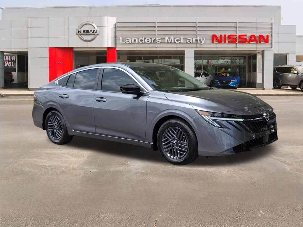 2026 Nissan Sentra SV in Gun Metallic — front three-quarter view