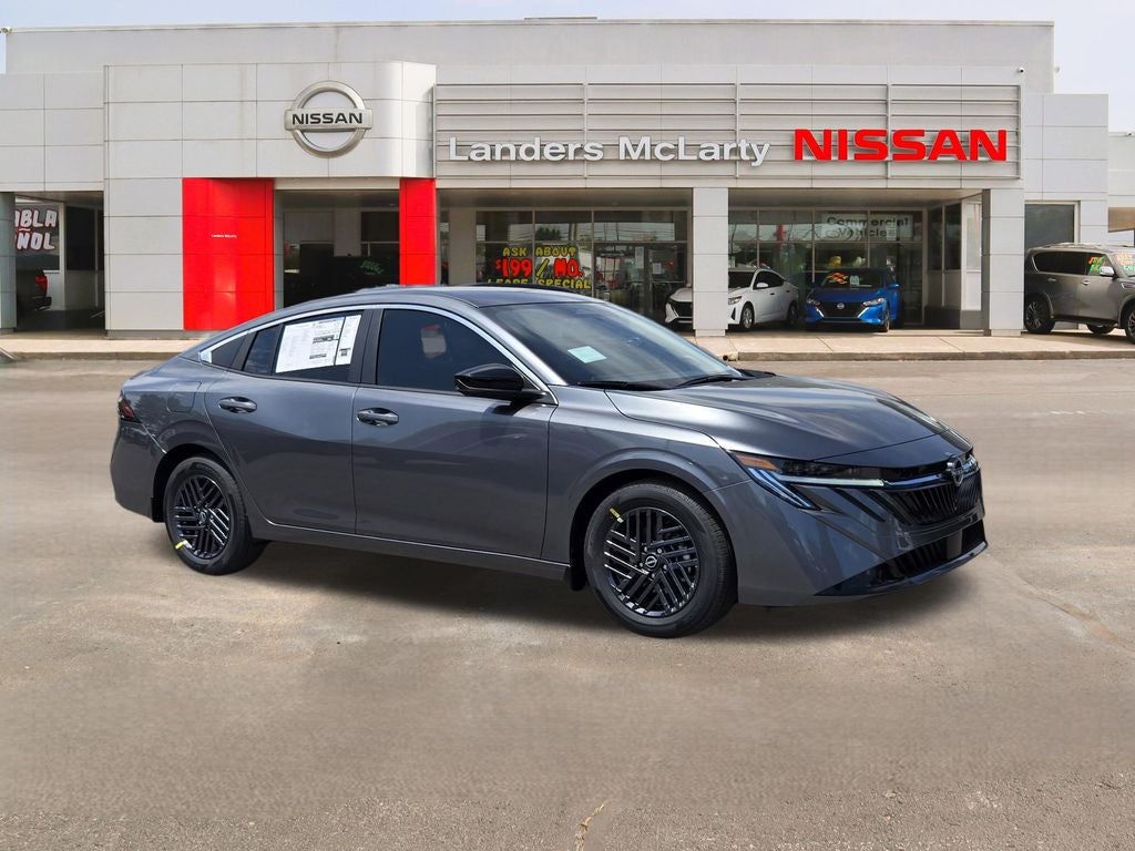 2026 Nissan Sentra SV in Gun Metallic — front three-quarter view