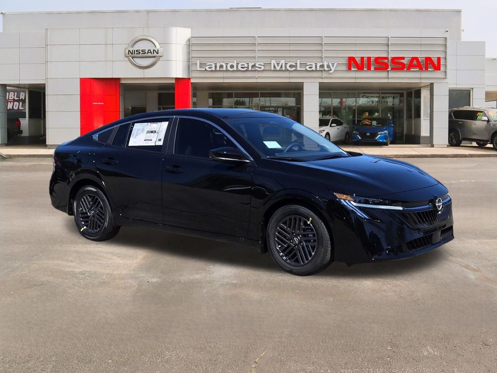 2026 Nissan Sentra SV in Super Black — front three-quarter view