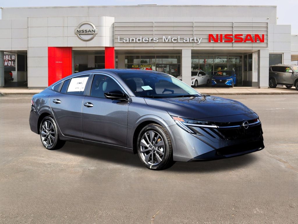 2026 Nissan Sentra SL in Gun Metallic — front three-quarter view