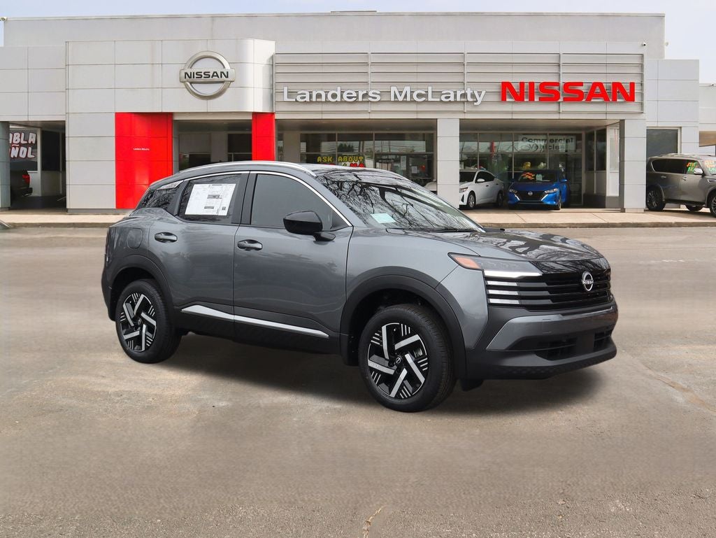 2026 Nissan Kicks SV in Gun Metallic — front three-quarter view