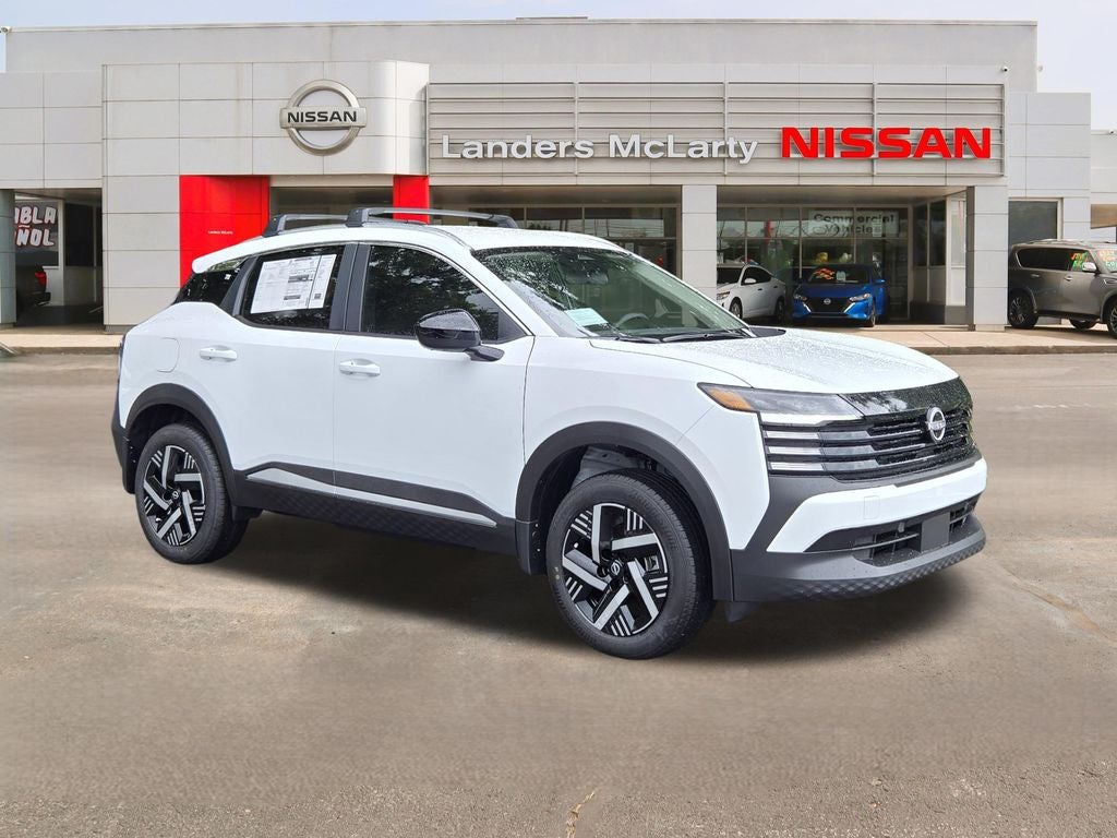 2026 Nissan Kicks SV in Fresh Powder — front three-quarter view
