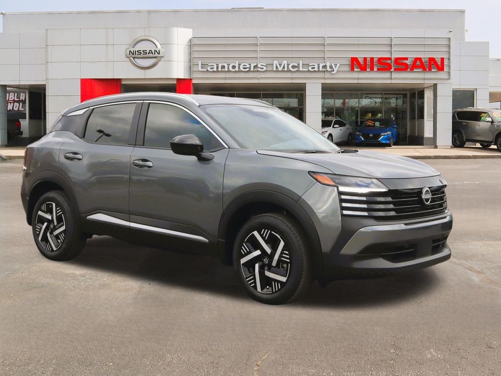 2026 Nissan Kicks SV in Gun Metallic — front three-quarter view