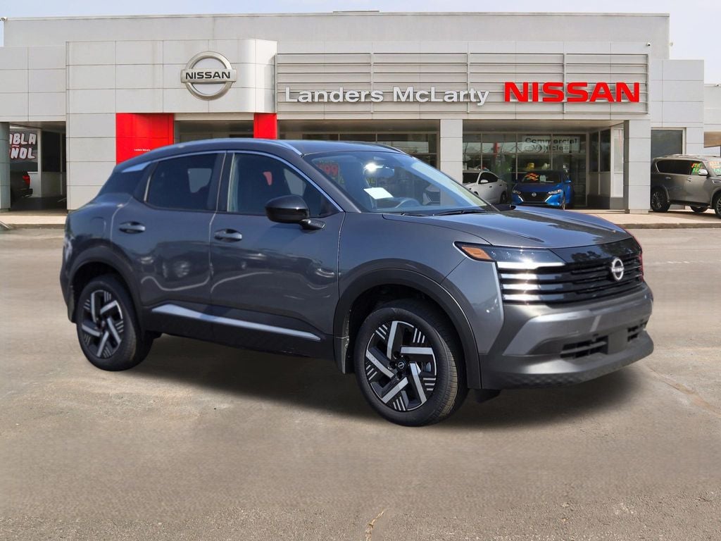 2026 Nissan Kicks SV in Gun Metallic — front three-quarter view