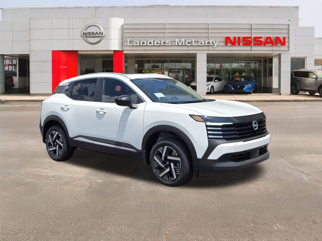 2026 Nissan Kicks SV in Fresh Powder — front three-quarter view