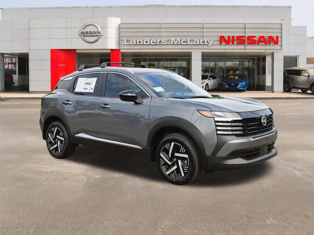 2026 Nissan Kicks SV in Gun Metallic — front three-quarter view