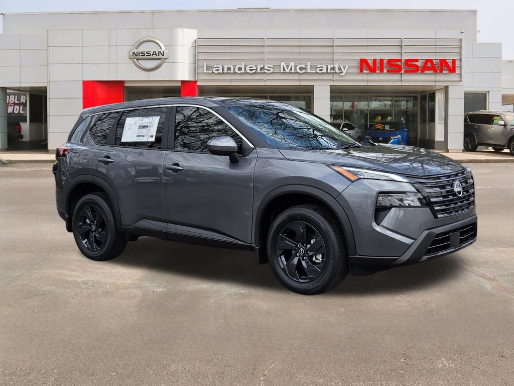 2026 Nissan Rogue SV in Gun Metallic — front three-quarter view